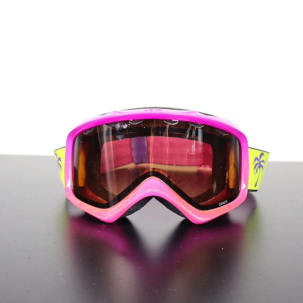 Giro Grade Youth Kids Girls Ski Snowboard Goggles Pink Yellow Ombre Snow Sports